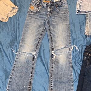 Cinch jeans Light Blue Distressed Jeans